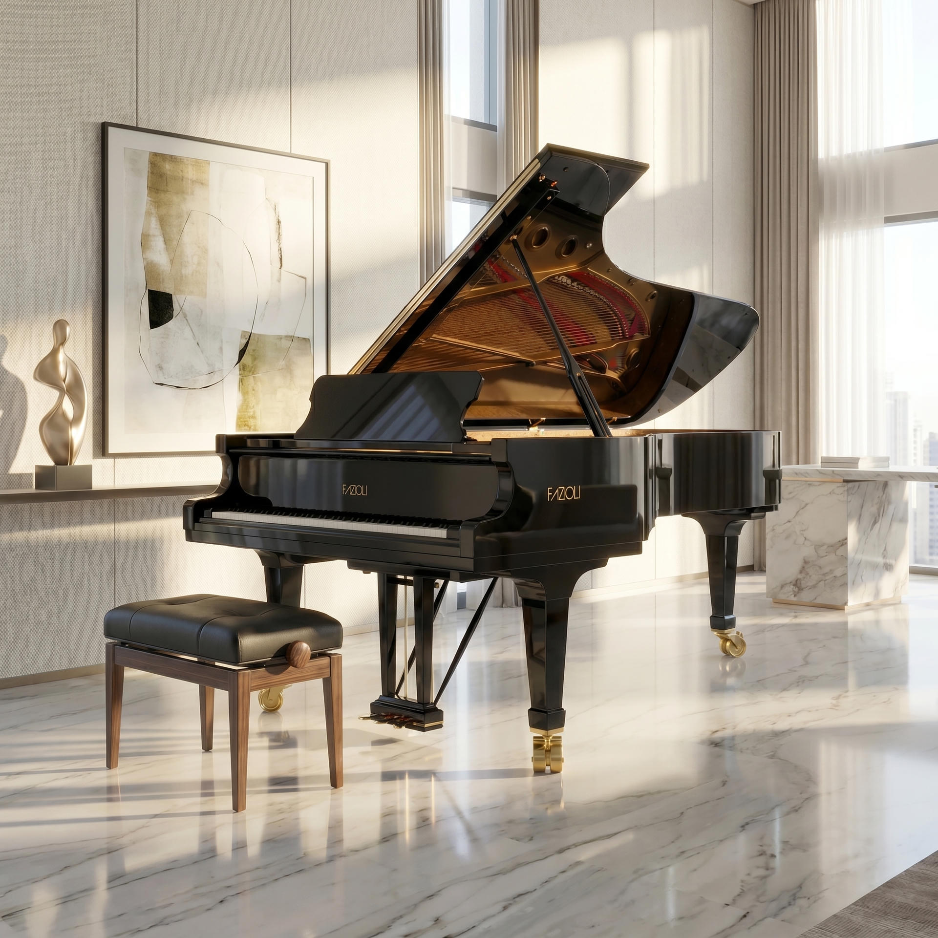 Fazioli F278 Concert Grand 4