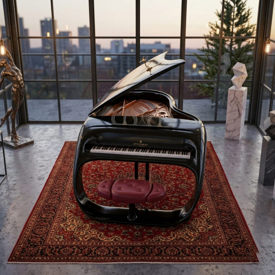 Schimmel K208 Semi-Concert Grand Pegasus - Art Collection 2
