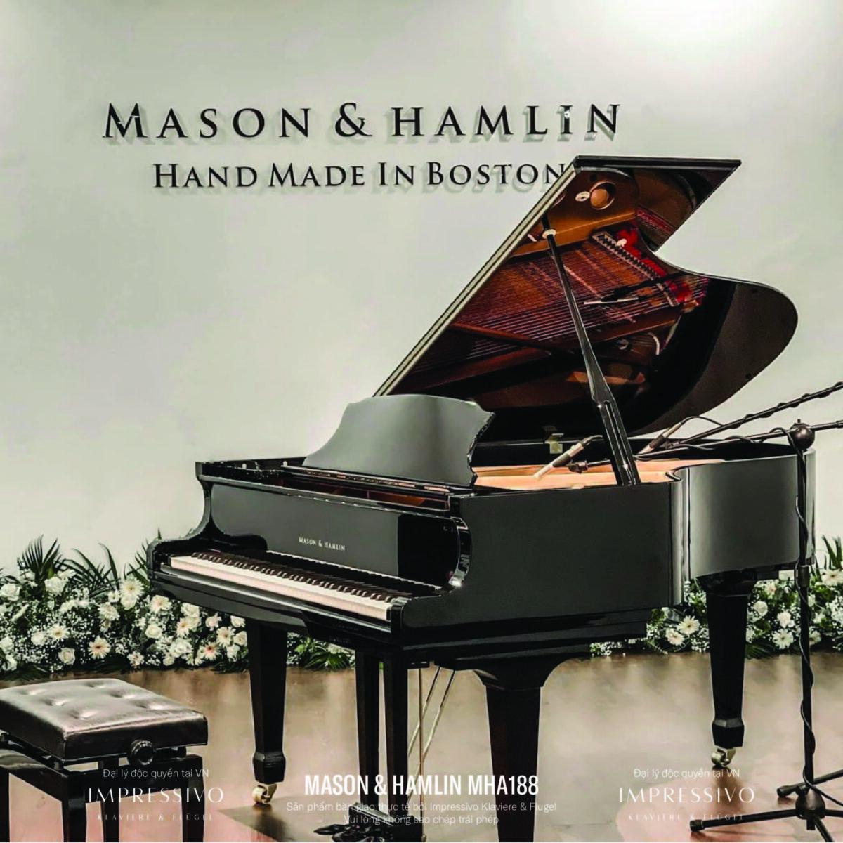 Mason & Hamlin MHA188 bàn giao 1