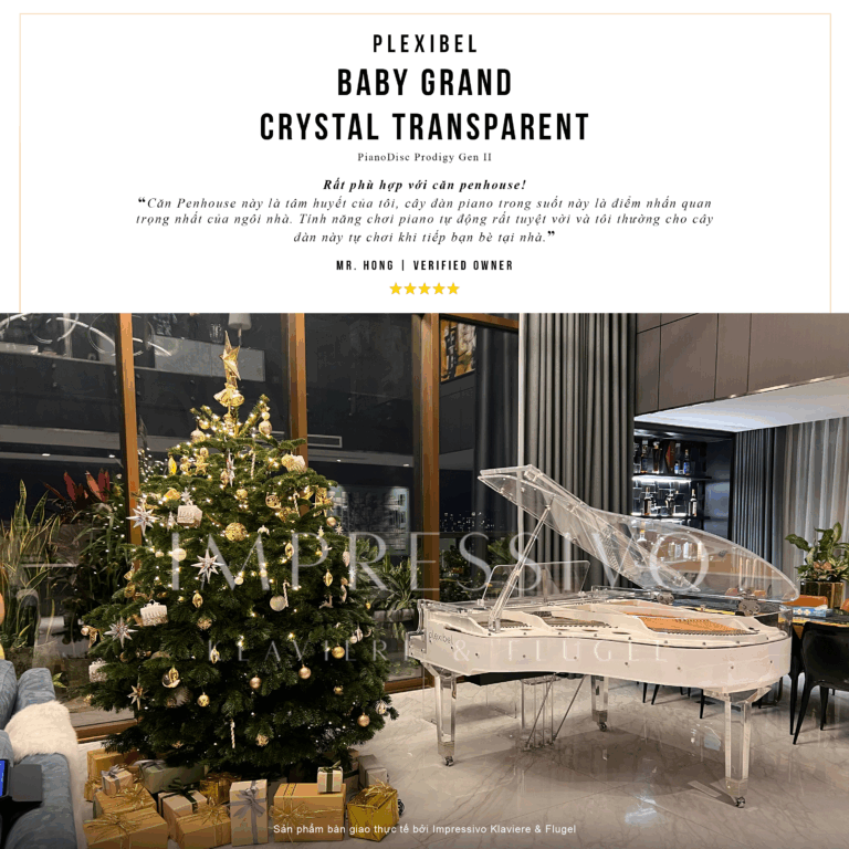 Piano crysta plexibel P168G 8