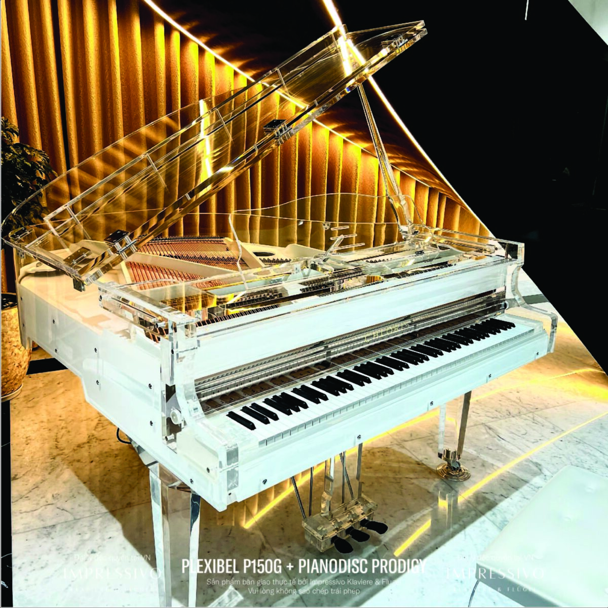 piano crystal Plexibel P150G 3