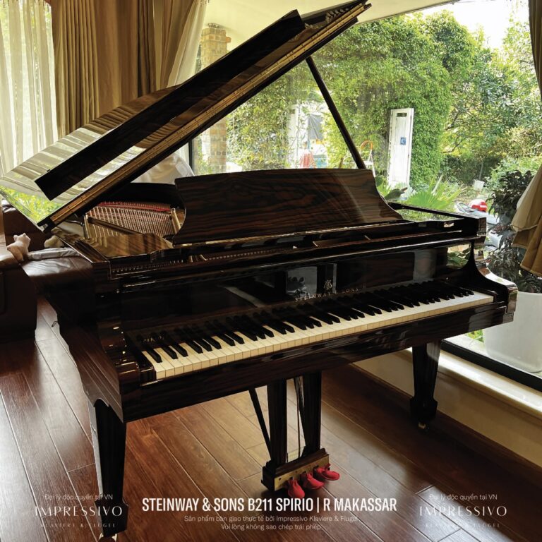 Steinway & Sons Spirio | R Model B211 Makassar Ebony 4
