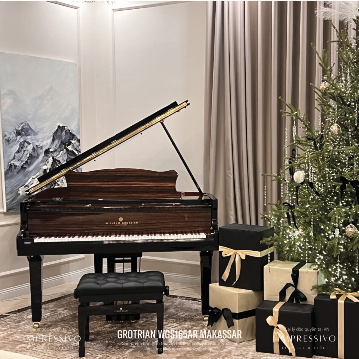 Wilhelm Grotrian WGS165AR MAKASSAR & BLACK 4