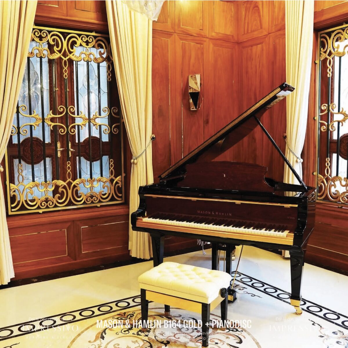 Mason & Hamlin gold 6