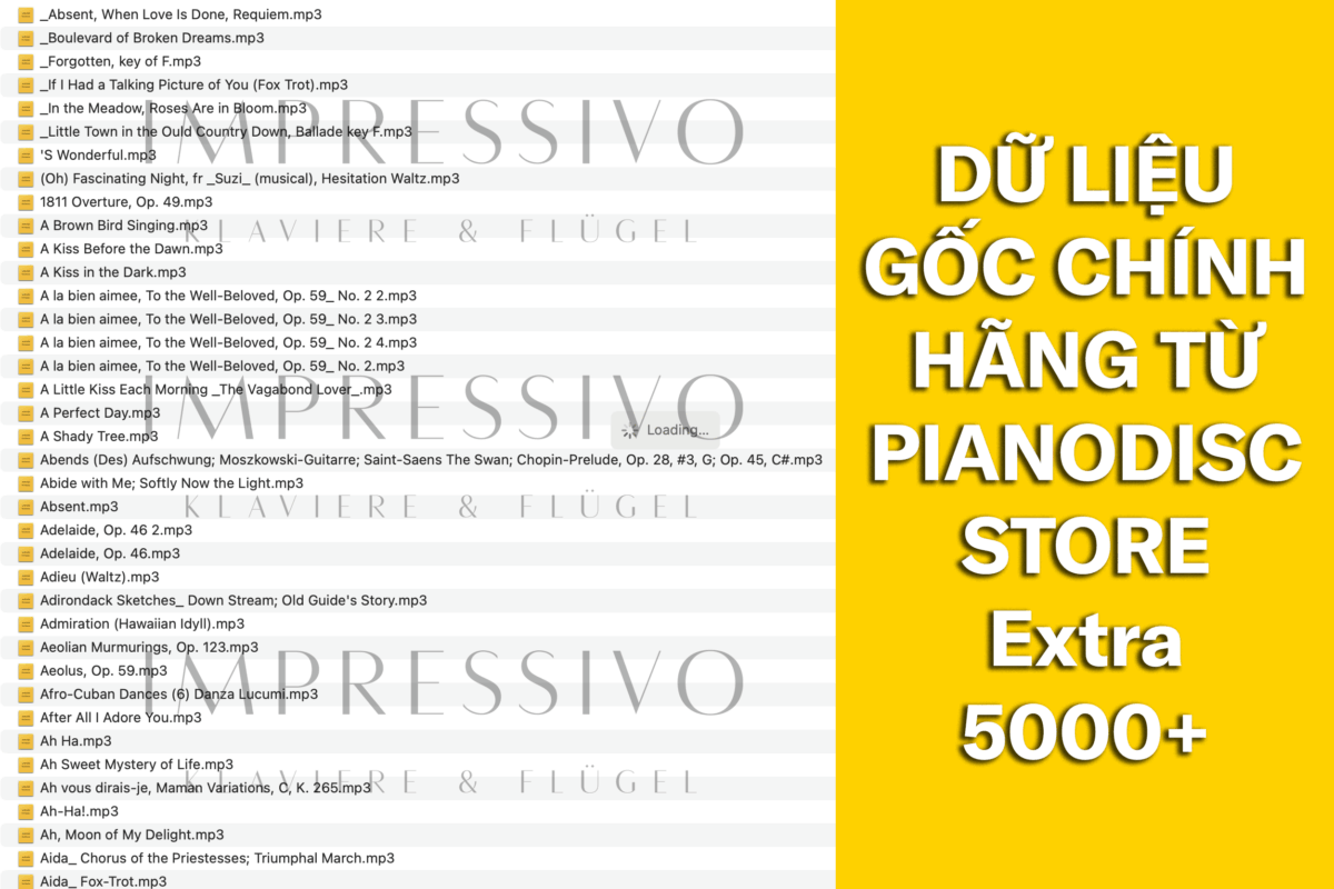 Mua PianoDisc Music