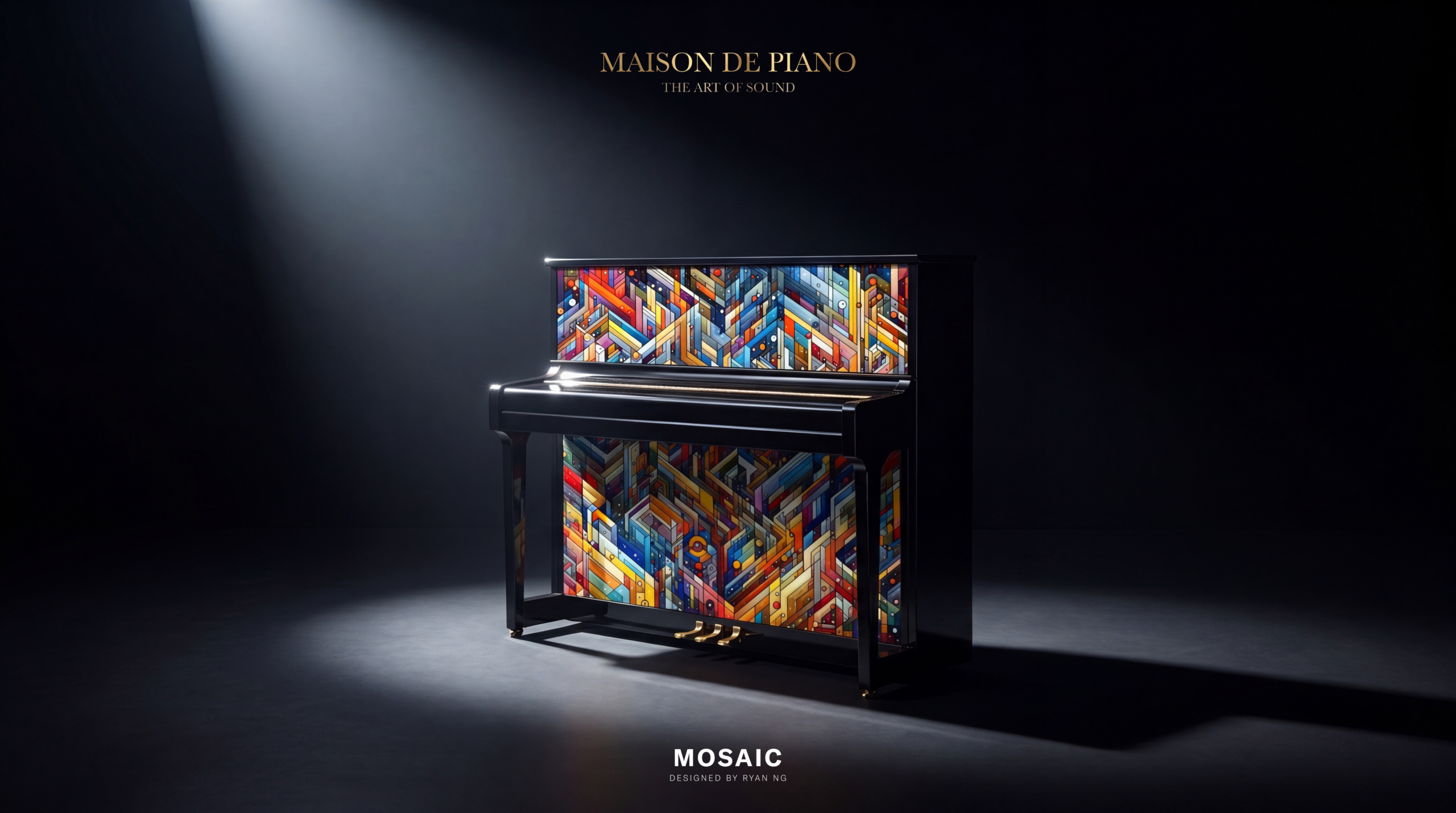 Mosaic piano