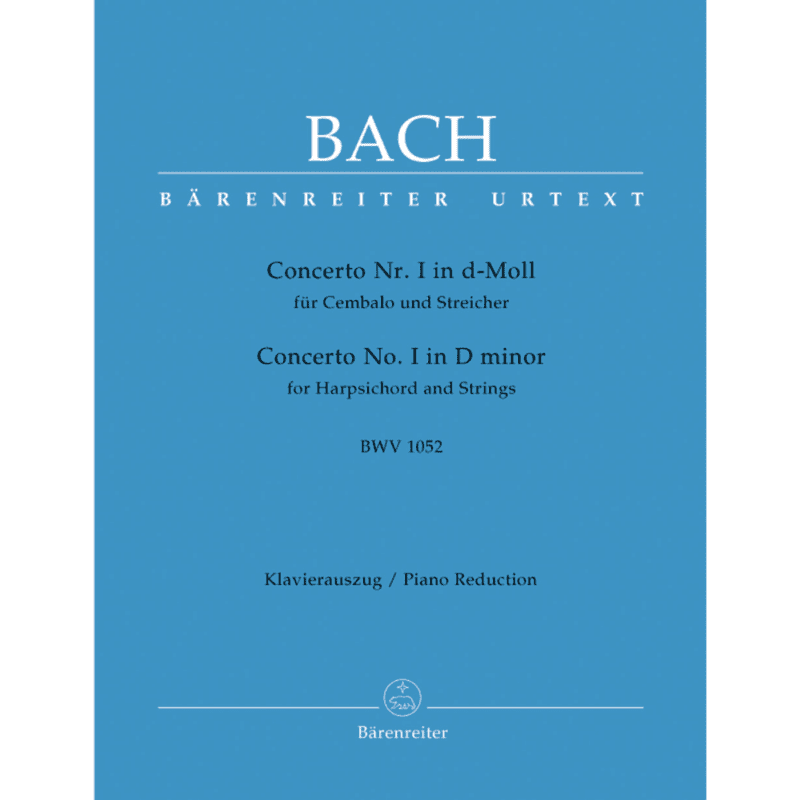 BACH CONCERTO FOR HARPSICHORD NO1 IN D MINOR