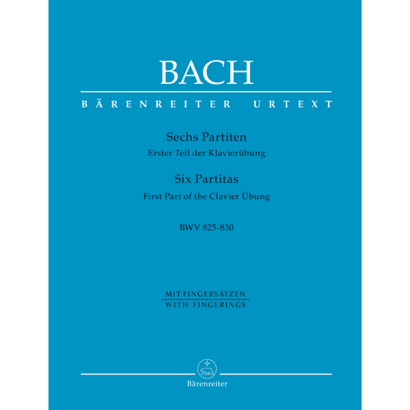 BARENREITER BACH SIX PARTITAS URTEXT BWV 825-830