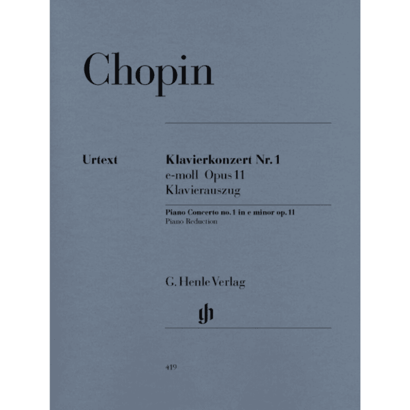 CHOPIN KONZERT 1 E-MOLL OPUS 11 PIANO DUET