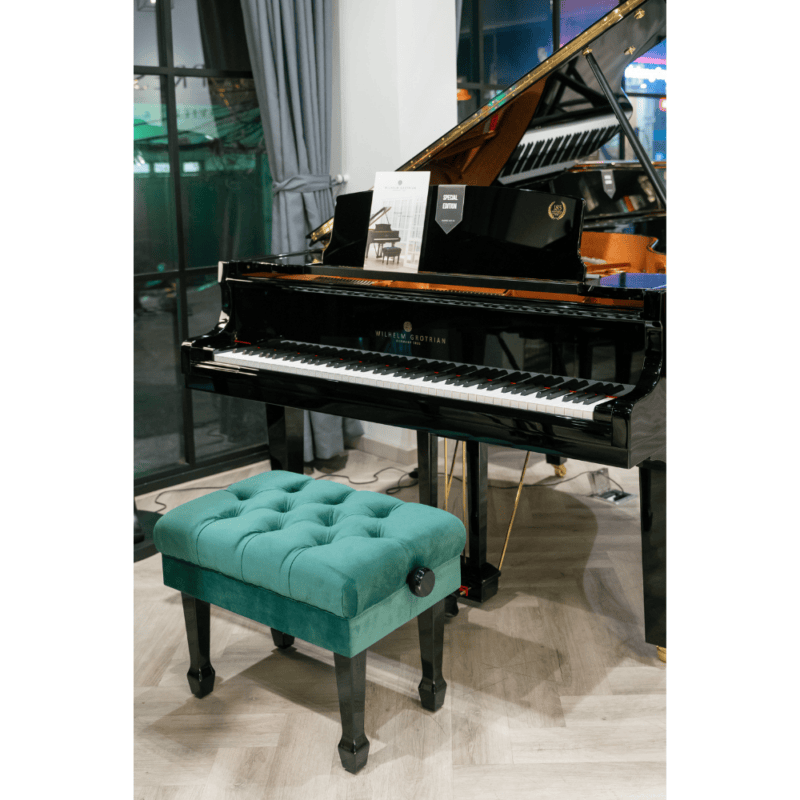 GHẾ ĐÀN PIANO HYDRAULIC MOSS GREEN