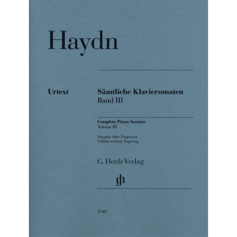 HAYDN COMPLETE PIANO SONATAS VOLUME III