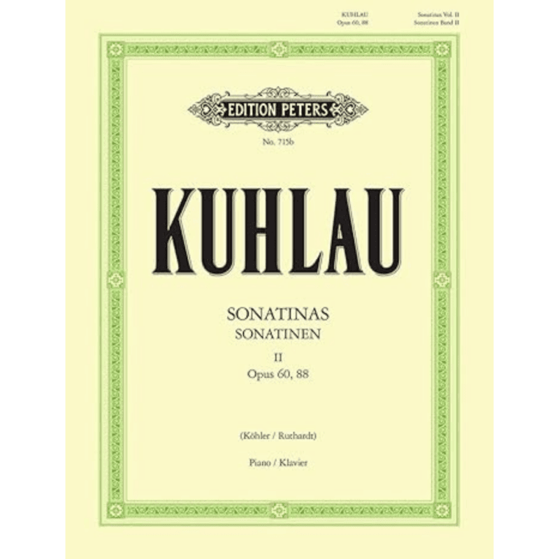 KUHLAU SONATINAS 2 OP.60,88