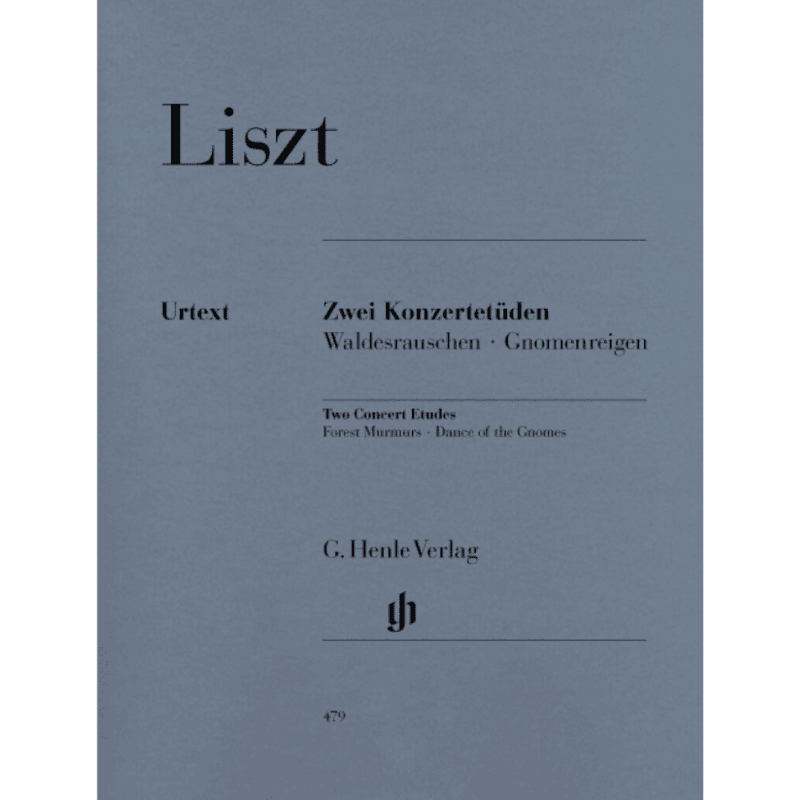 LISZT TWO CONCERT ETUDES