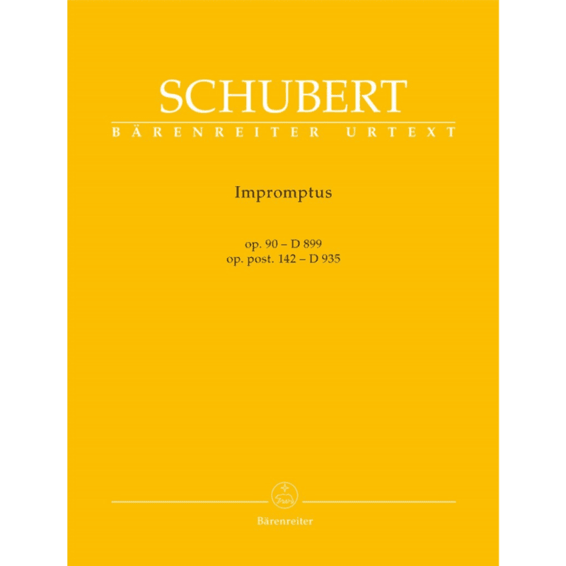 SCHUBERT IMPROMPTUS OP. 90 D 899, OP. POST. 142 D 935