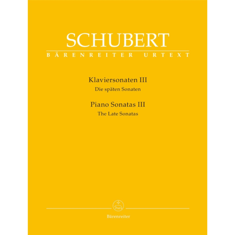 SCHUBERT PIANO SONATAS III