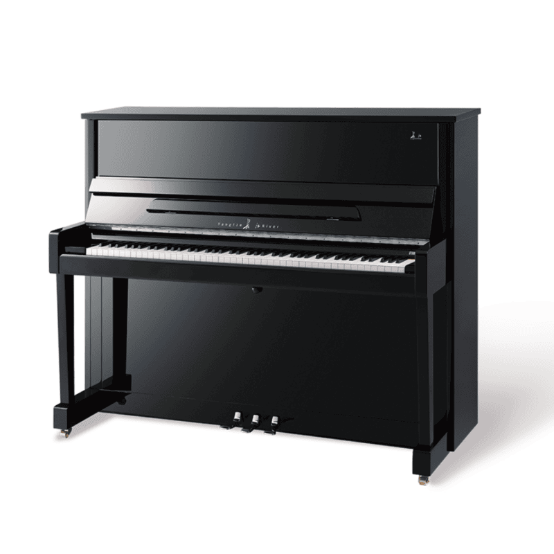 Yangtze River CP-1J Studio Upright Ebony High Polish - Piano Philosopher Series