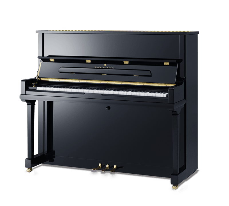 Yangtze River CR123 Studio Upright Ebony High Polish - Royale Series