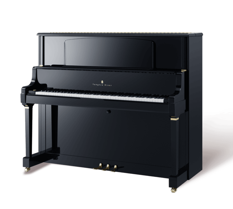 Yangtze River CR127 Studio Upright Ebony High Polish - Royale Series