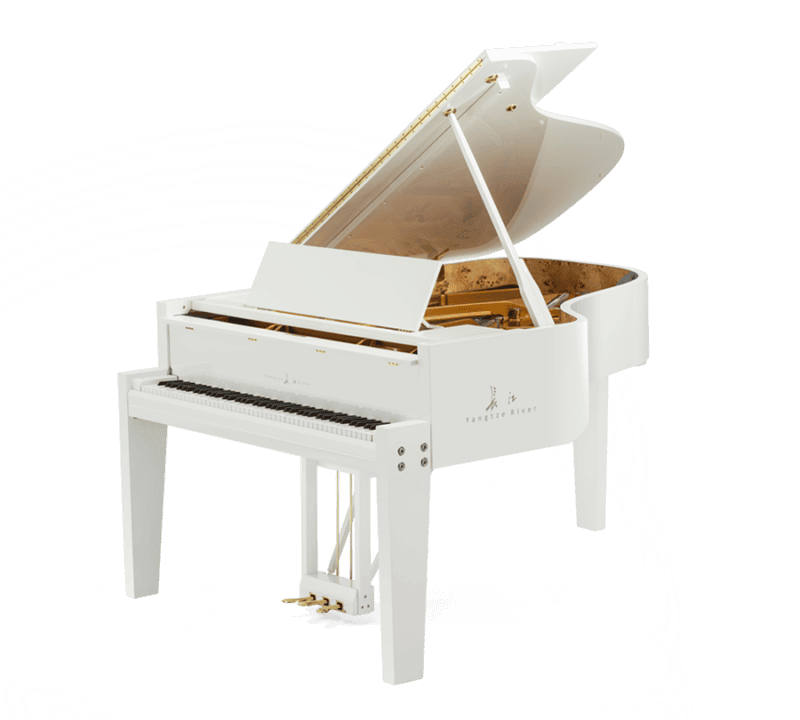 Yangtze River V88 Baby Grand White High Polish - Classic Series